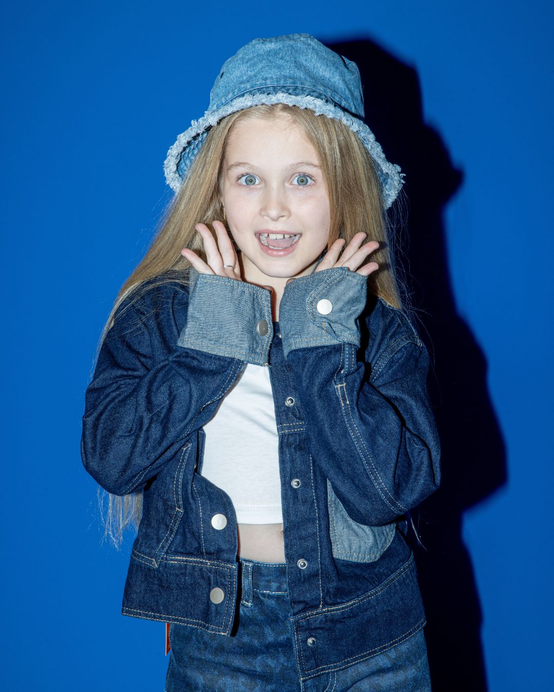 Two-Tone Denim Jacket