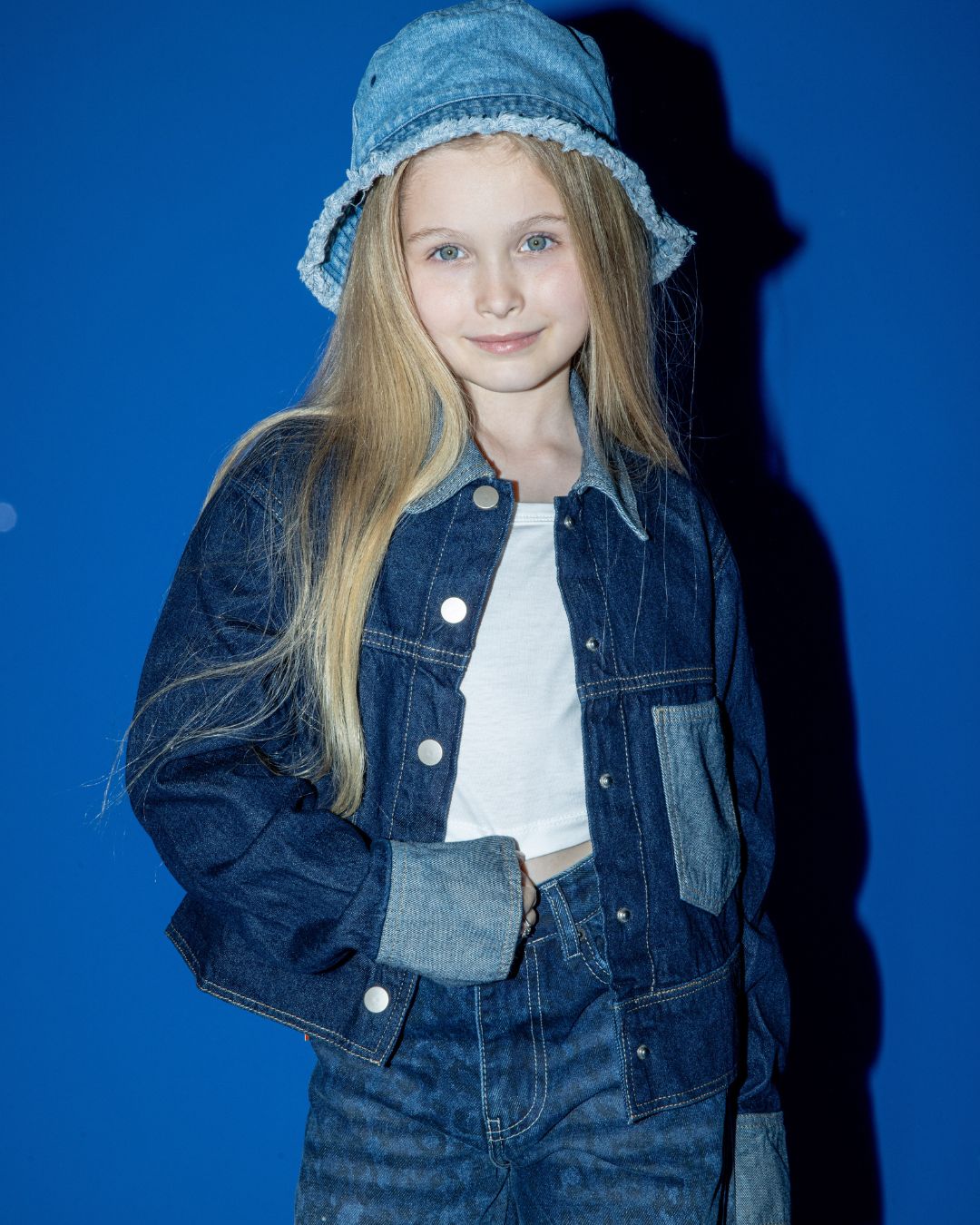 Two-Tone Denim Jacket