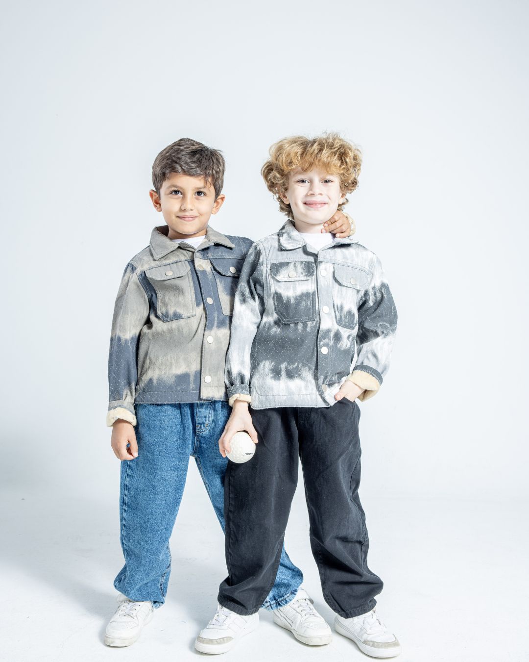 Double Dip Denim Jacket X Grey