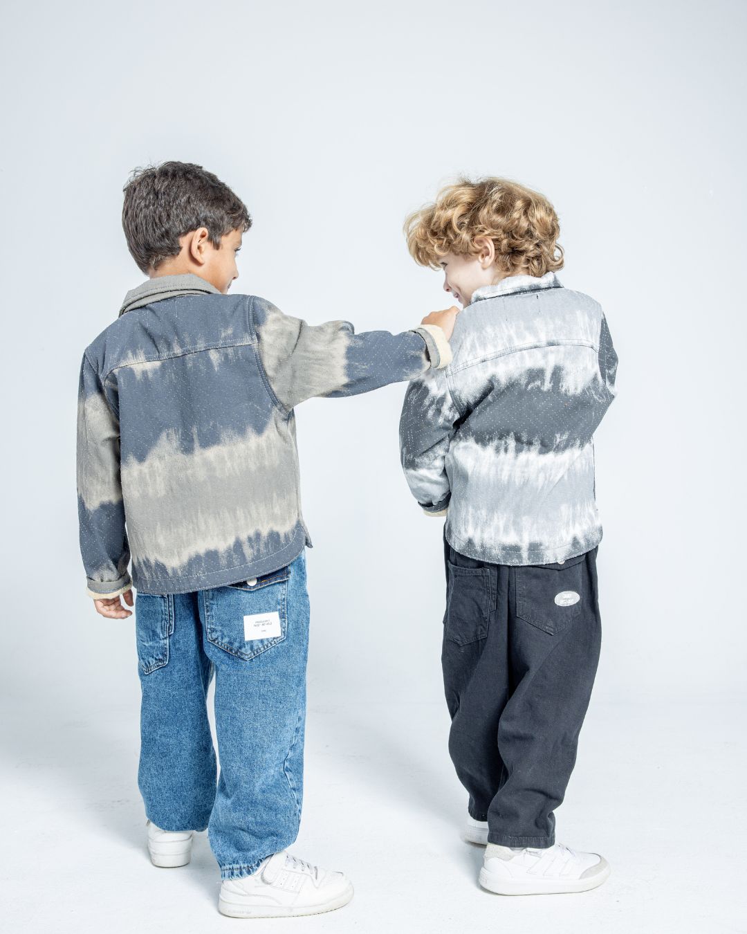 Double Dip Denim Jacket X Grey