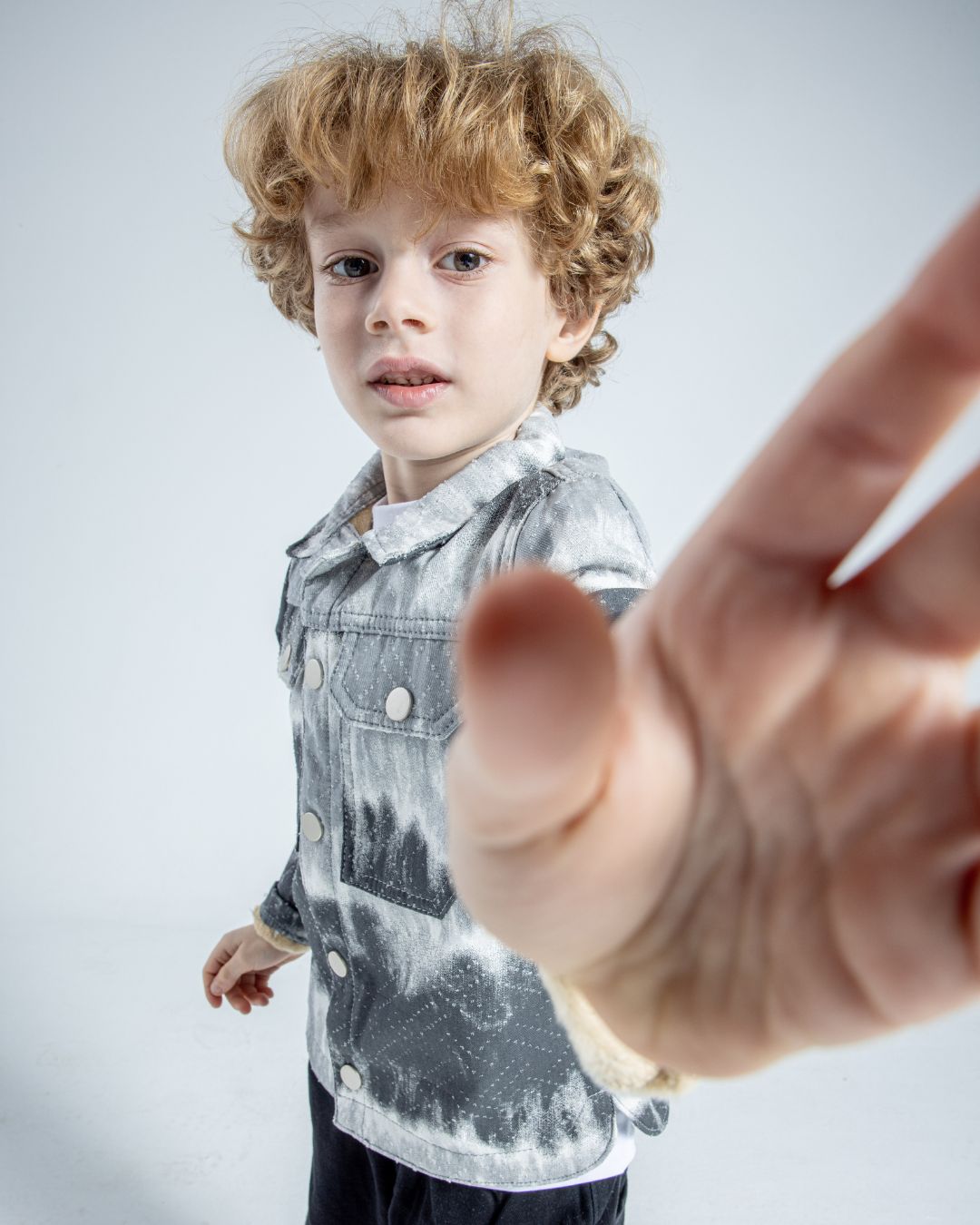 Double Dip Denim Jacket X Grey