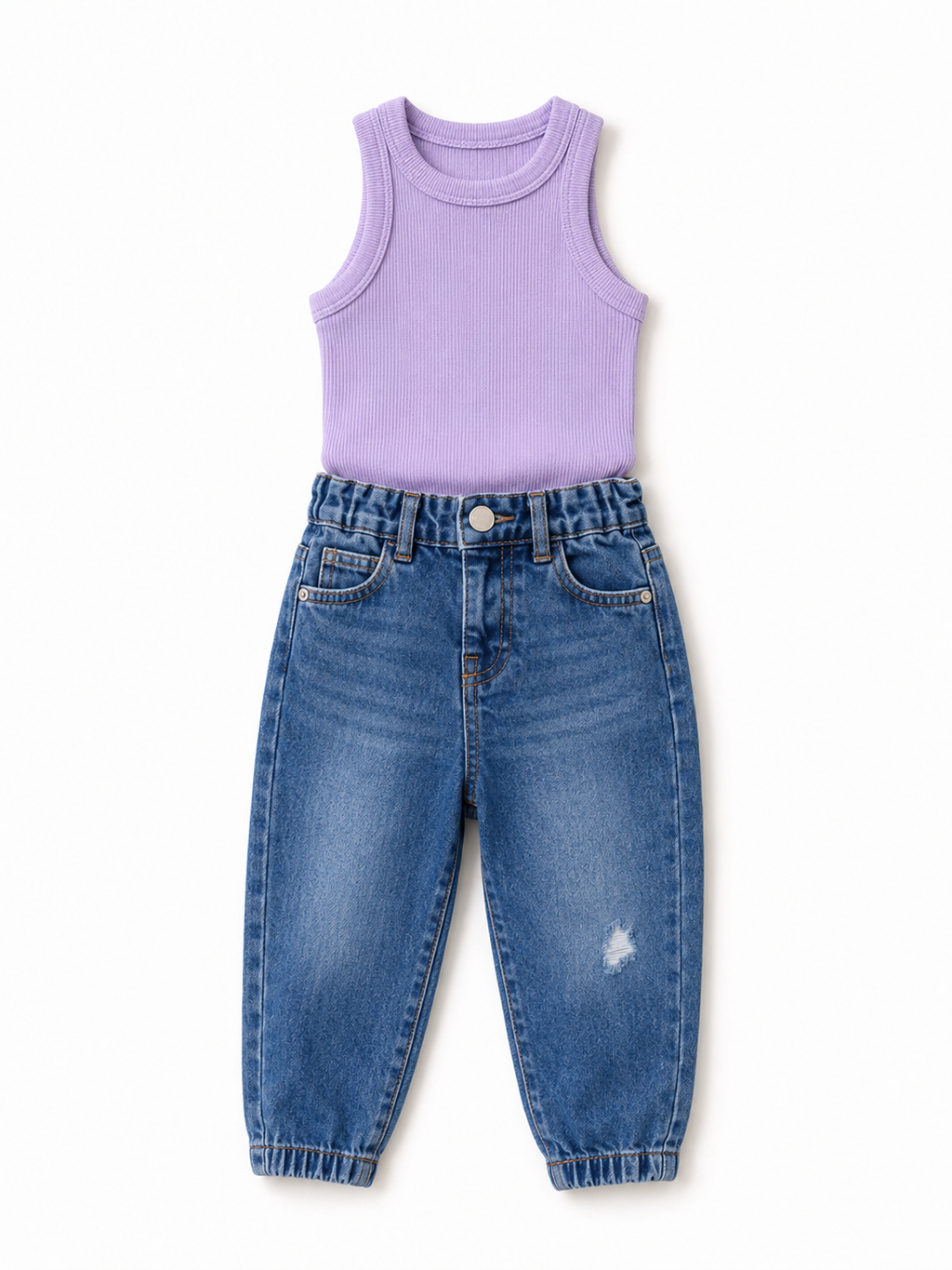 Lilac Denim Set