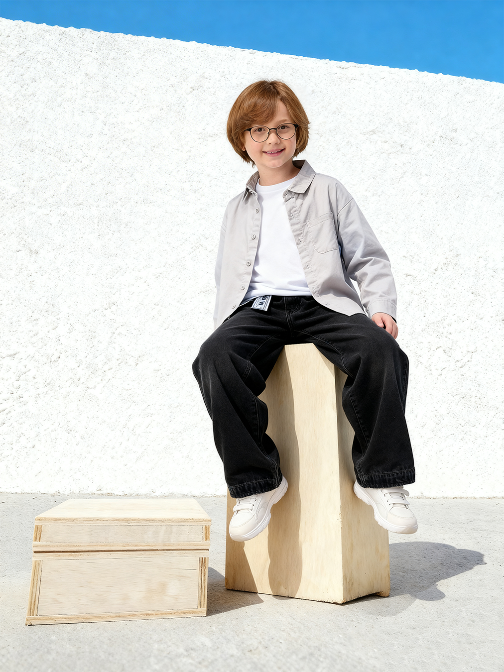 Modern Layered Denim Set (3 pieces)