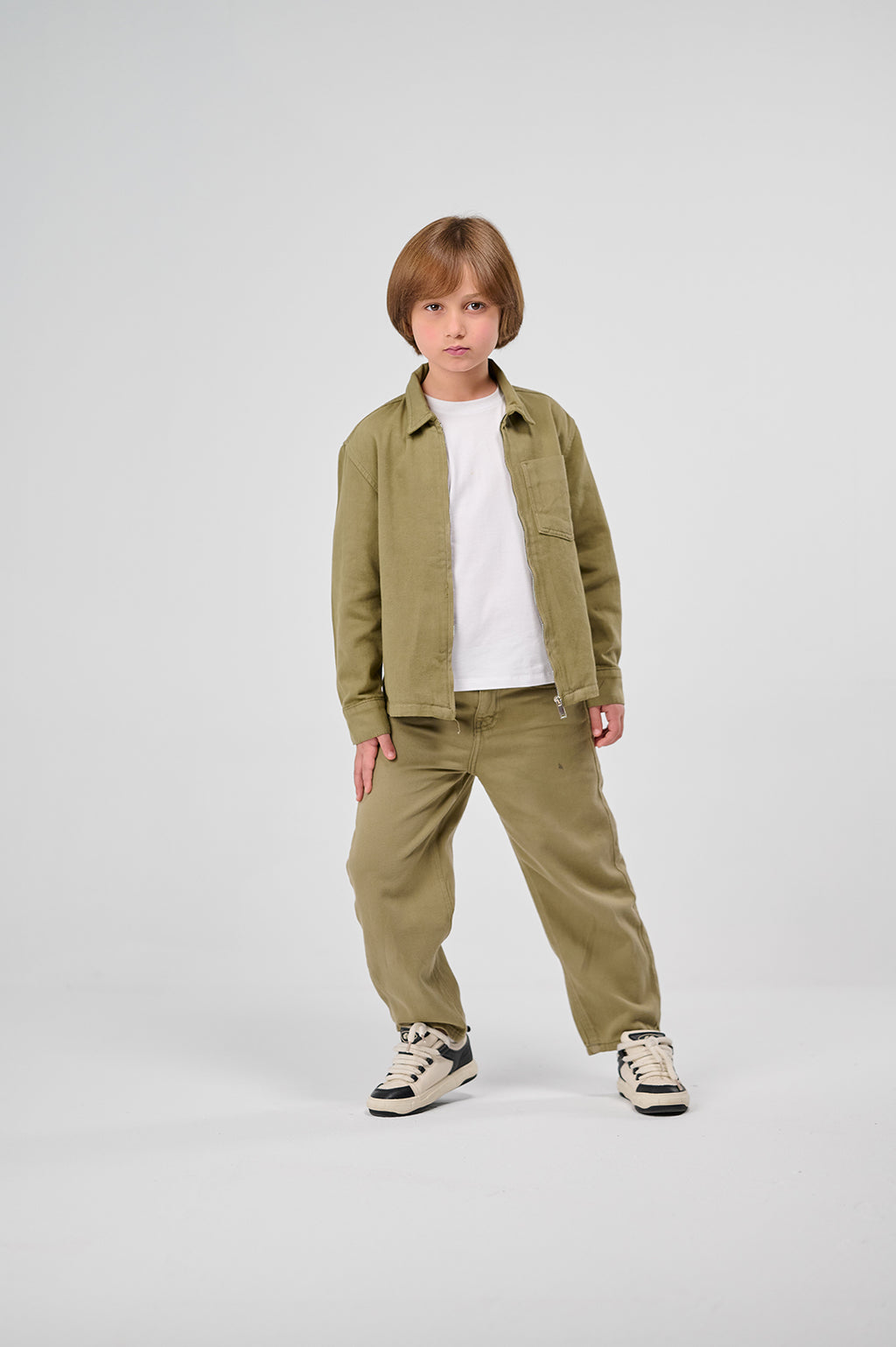 Straight-Leg Utility Pants