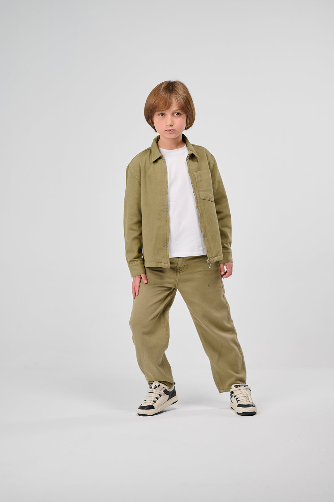 Straight-Leg Utility Pants