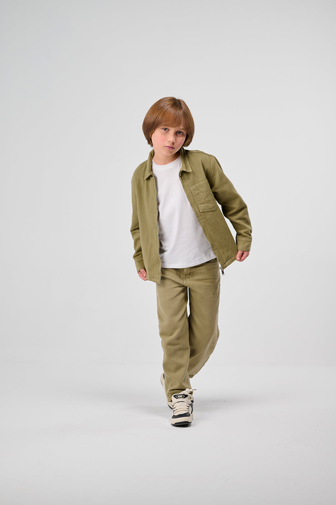 Straight-Leg Utility Pants