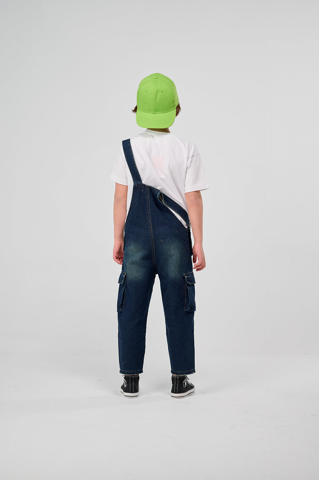 Cargo Denim Overalls