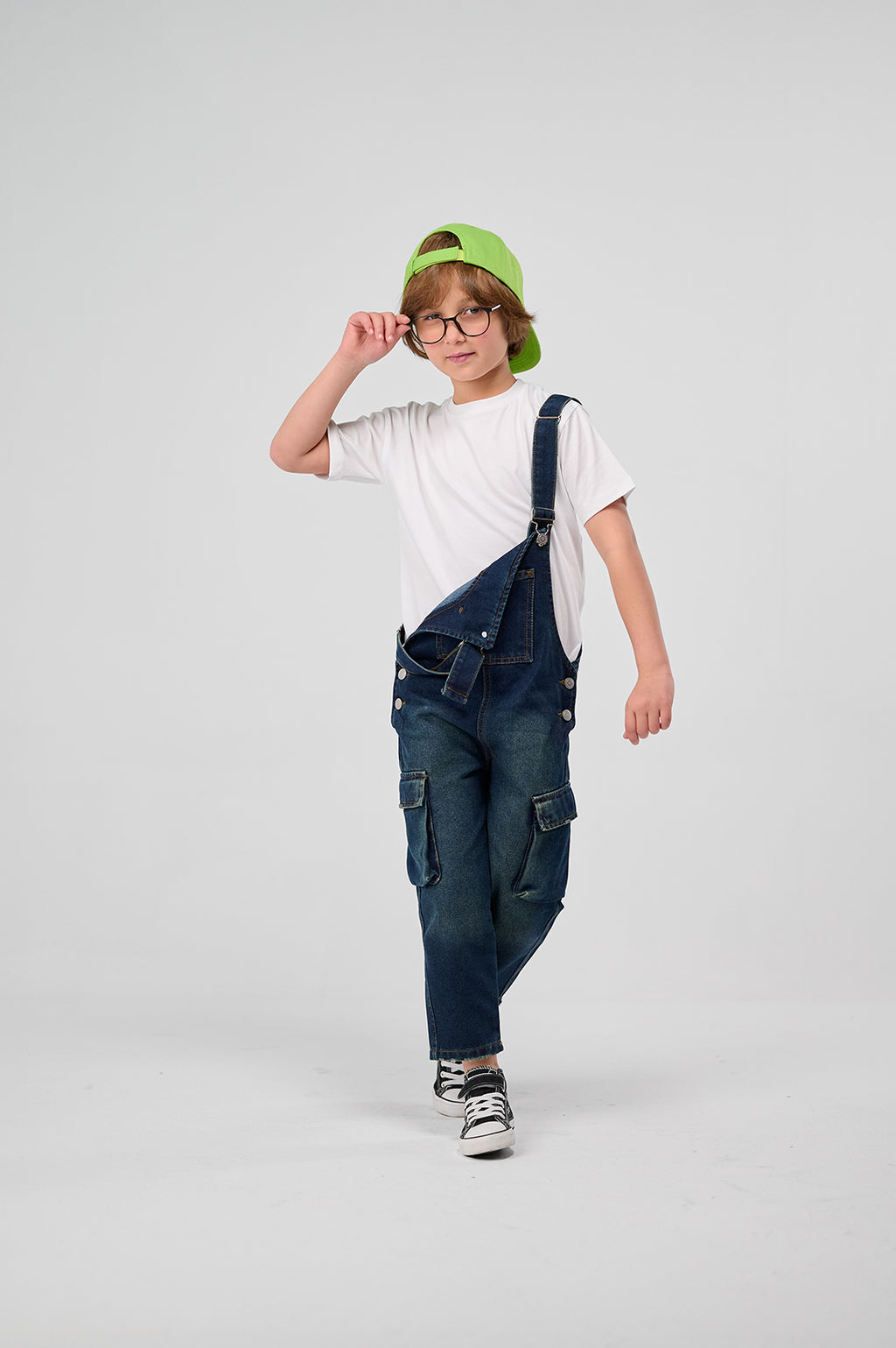 Cargo Denim Overalls