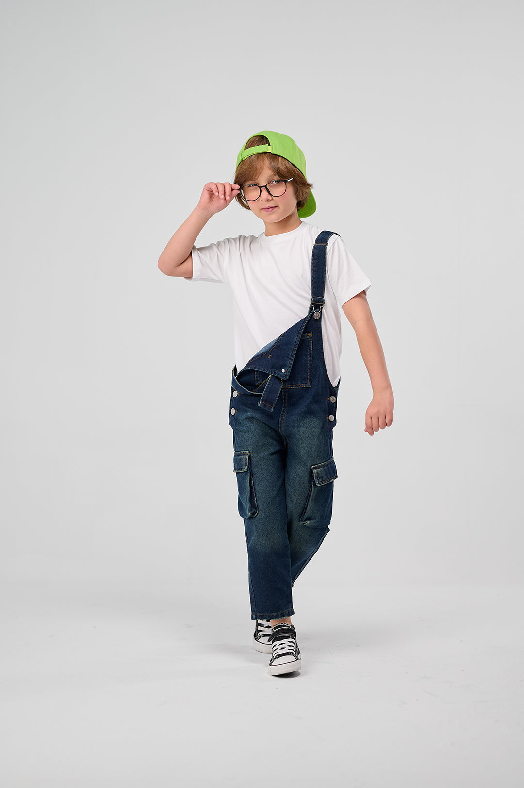 Cargo Denim Overalls