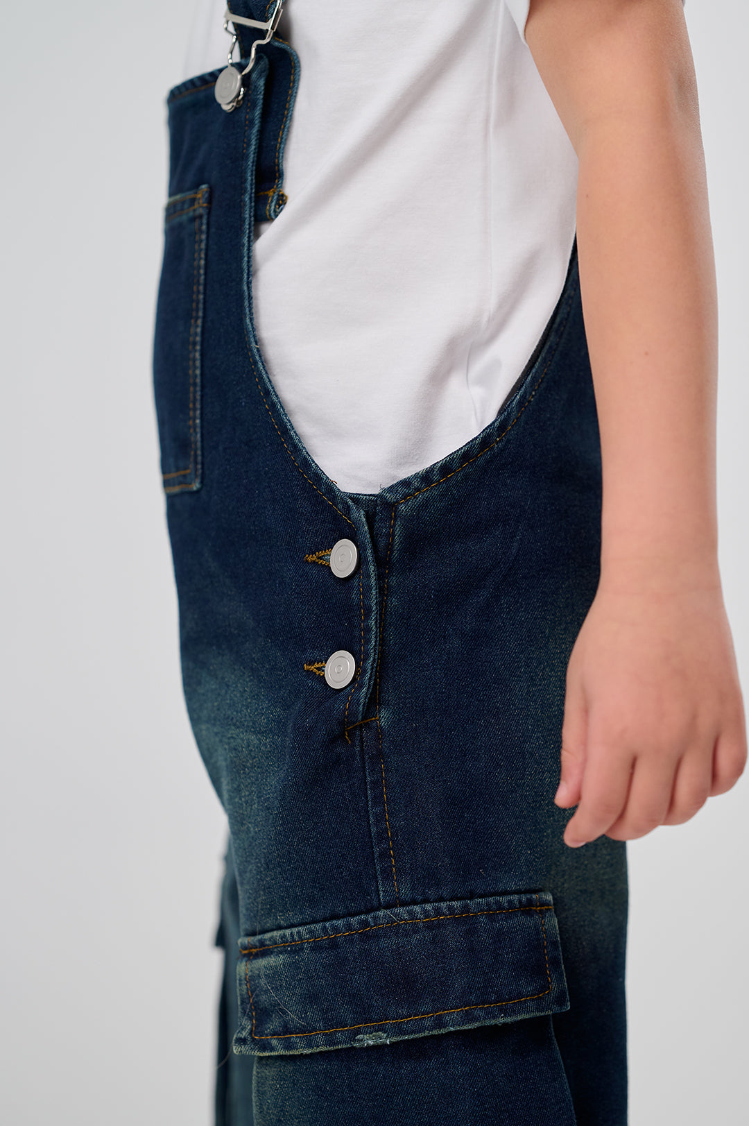 Cargo Denim Overalls