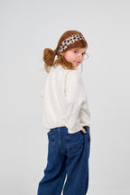 Wide-Leg Denim Pants