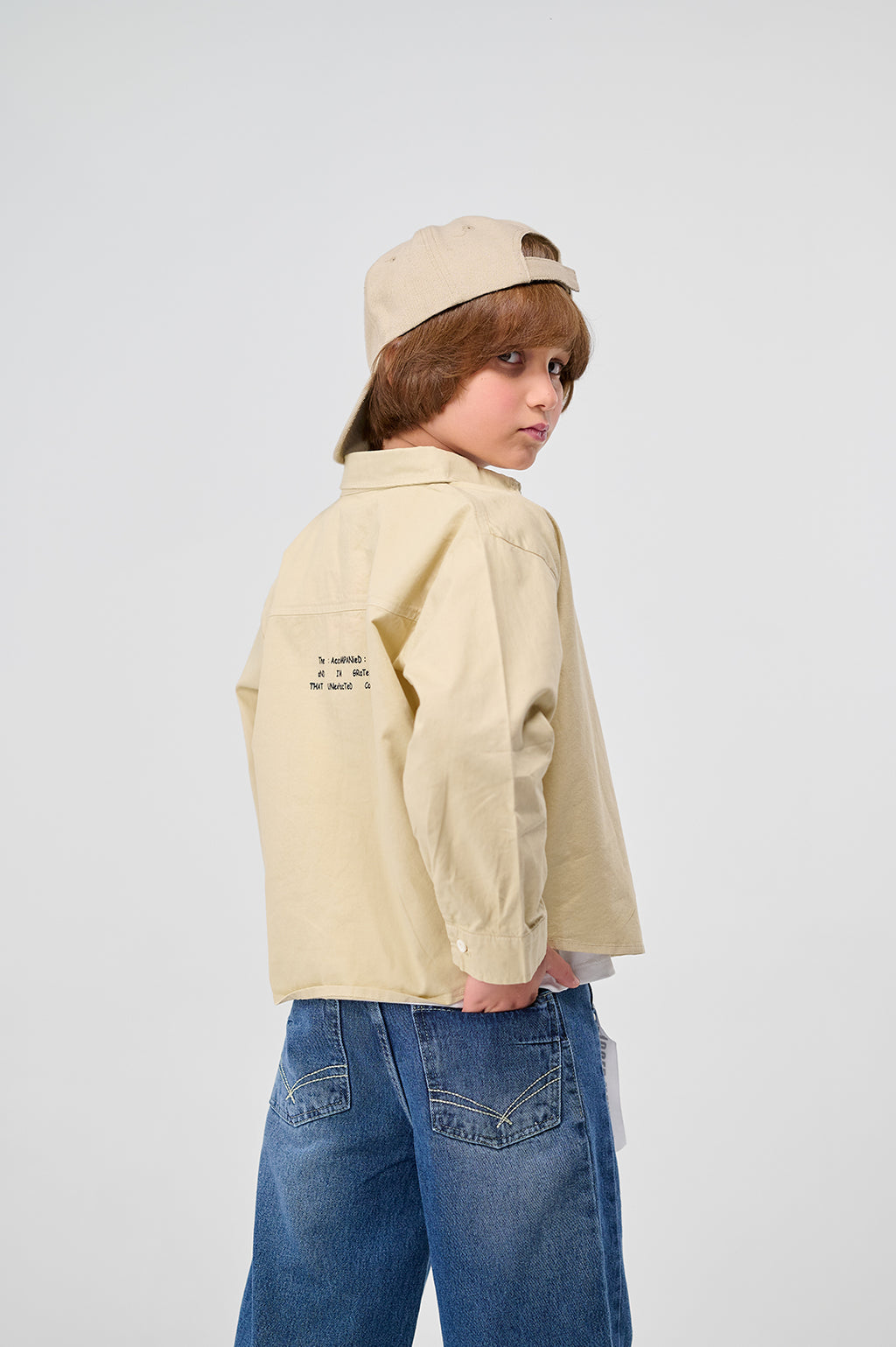 Toddler Back Print Overshirt
