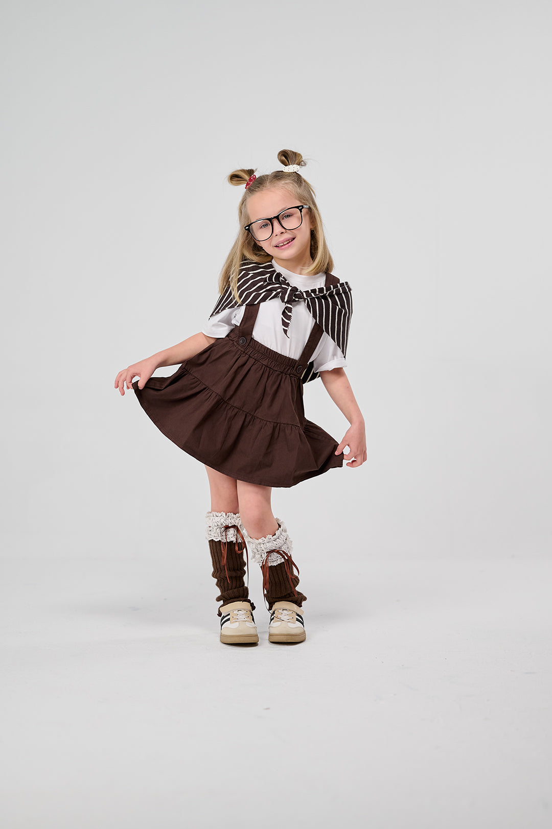 Tiered Suspender Skirt