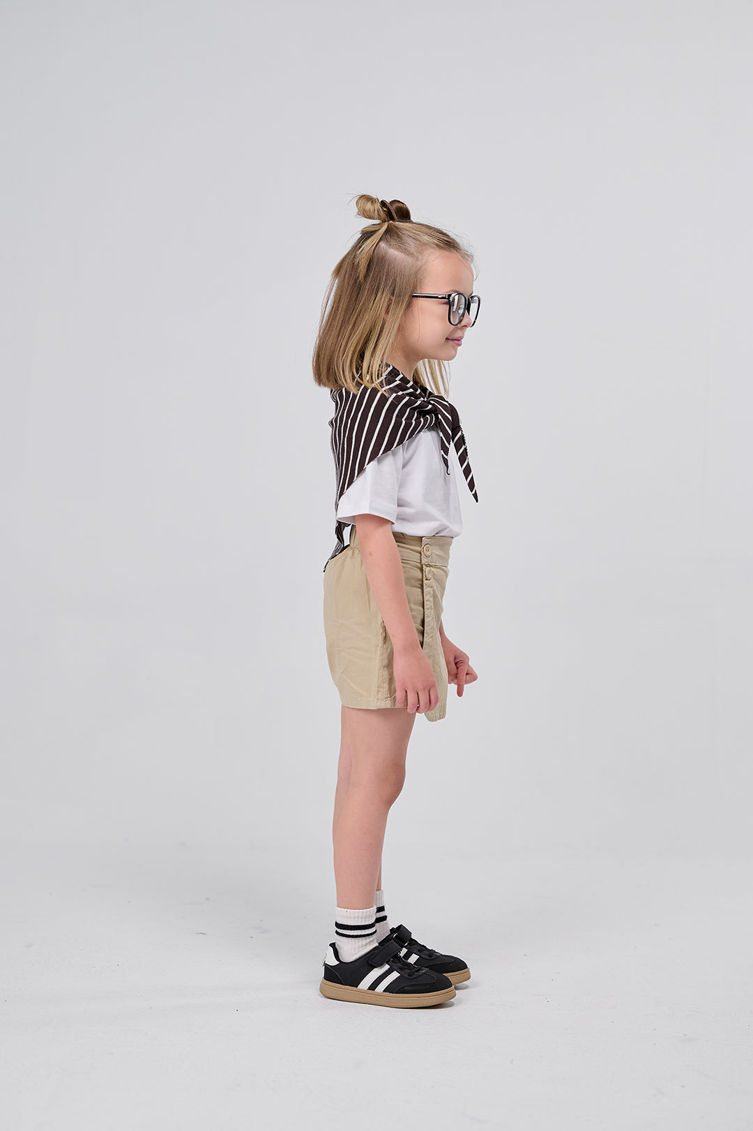 Button Detail Skort