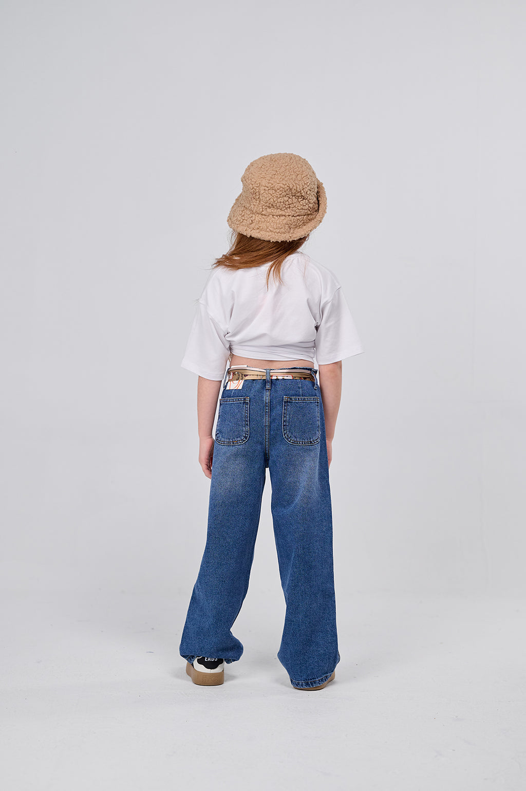 Wide Leg Denim Pants