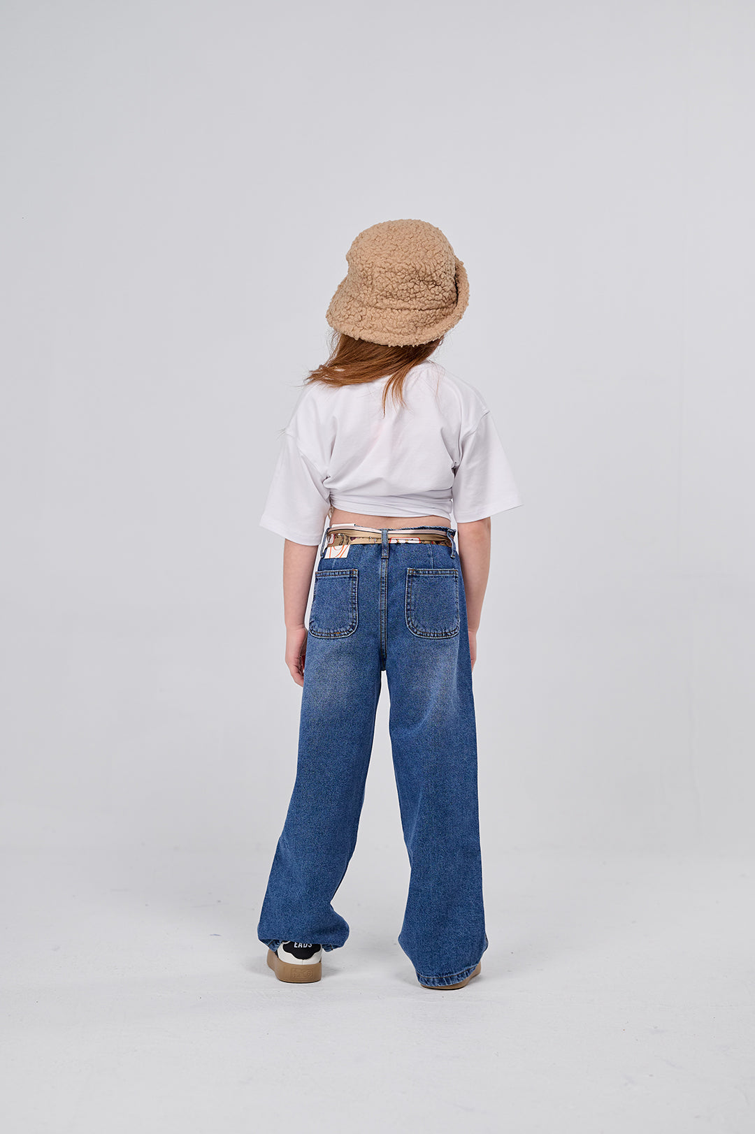 Wide Leg Denim Pants