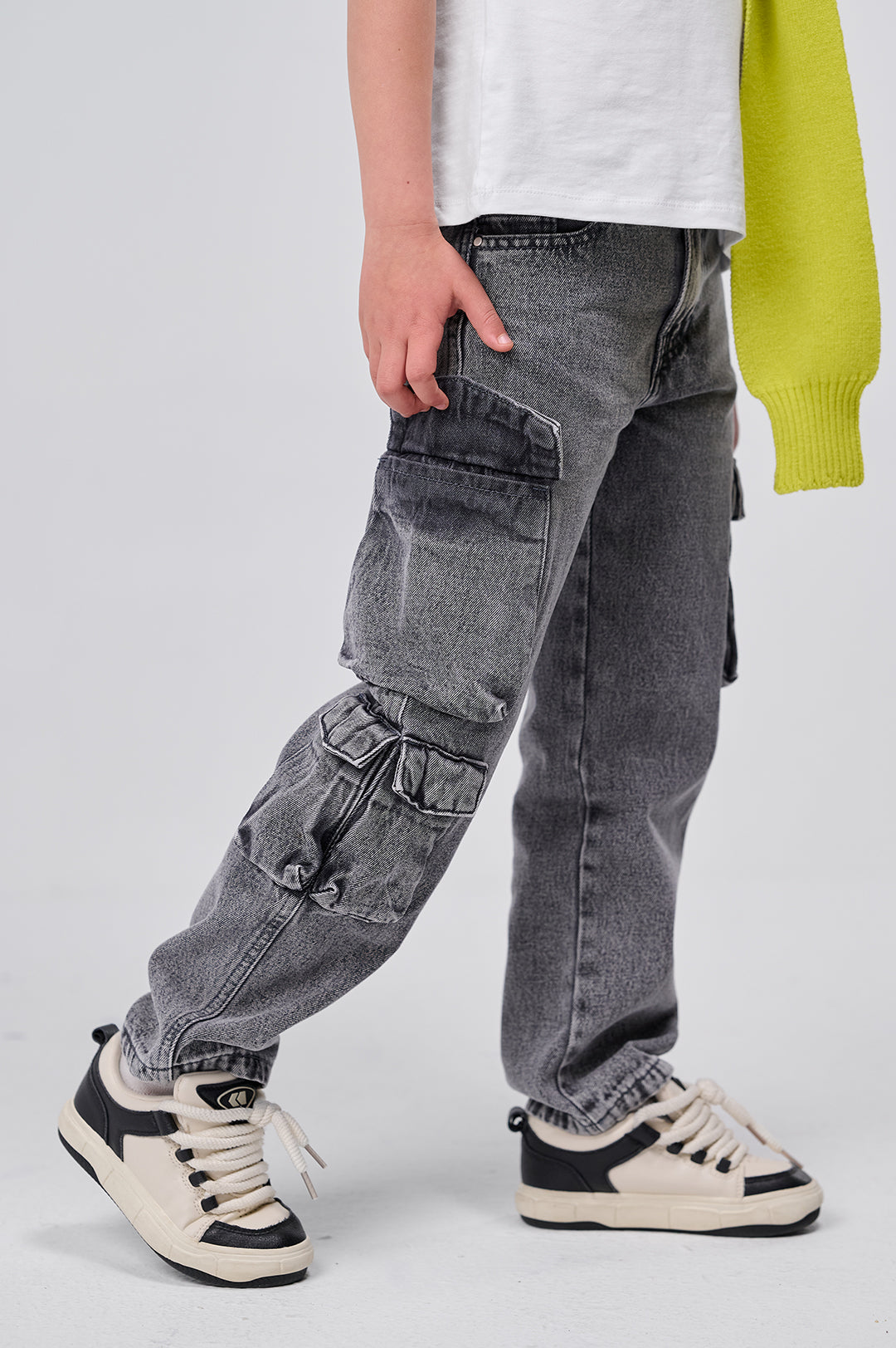 Cargo Denim Pants