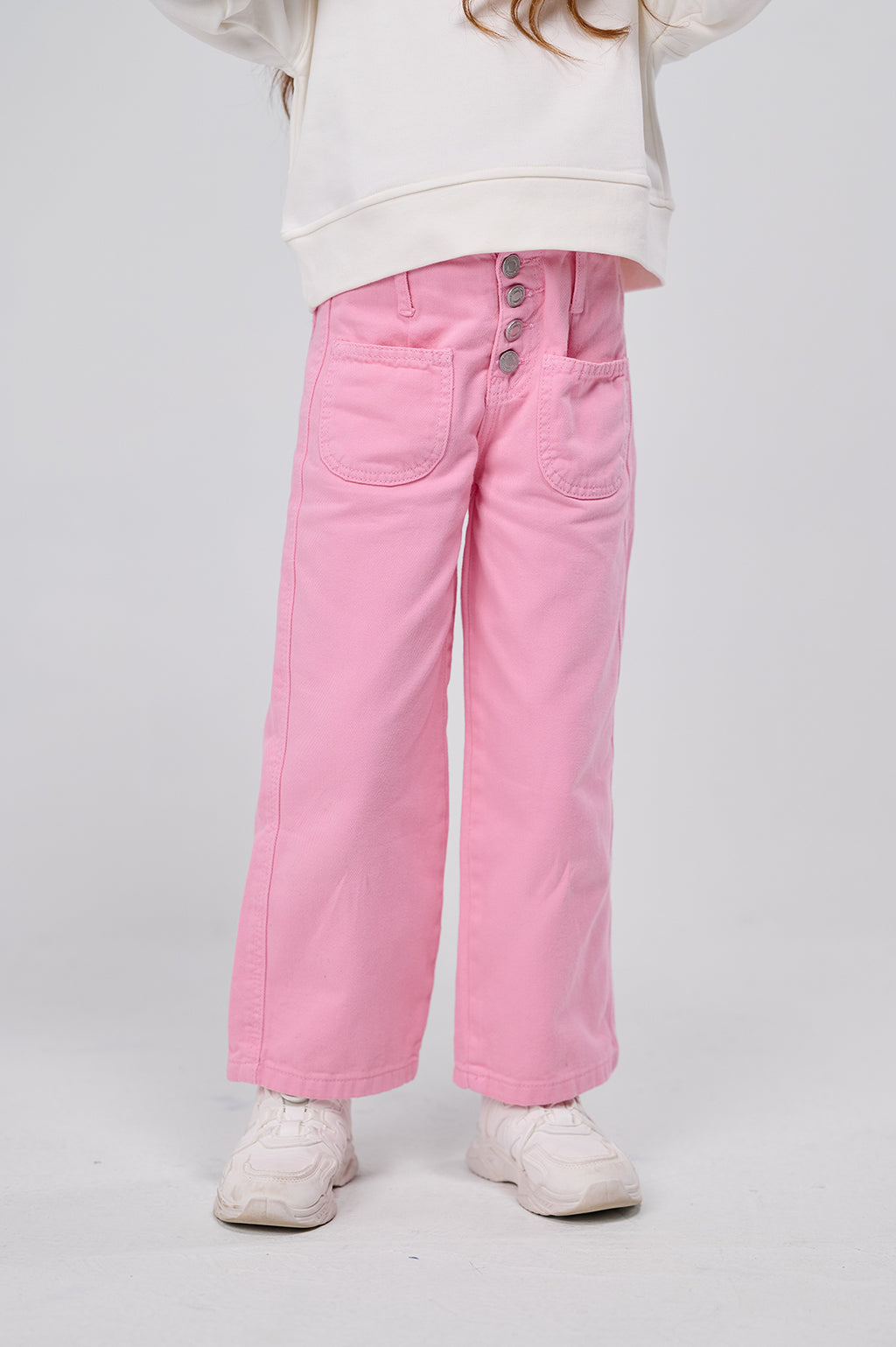 Candy Wide-Leg Denim Pants