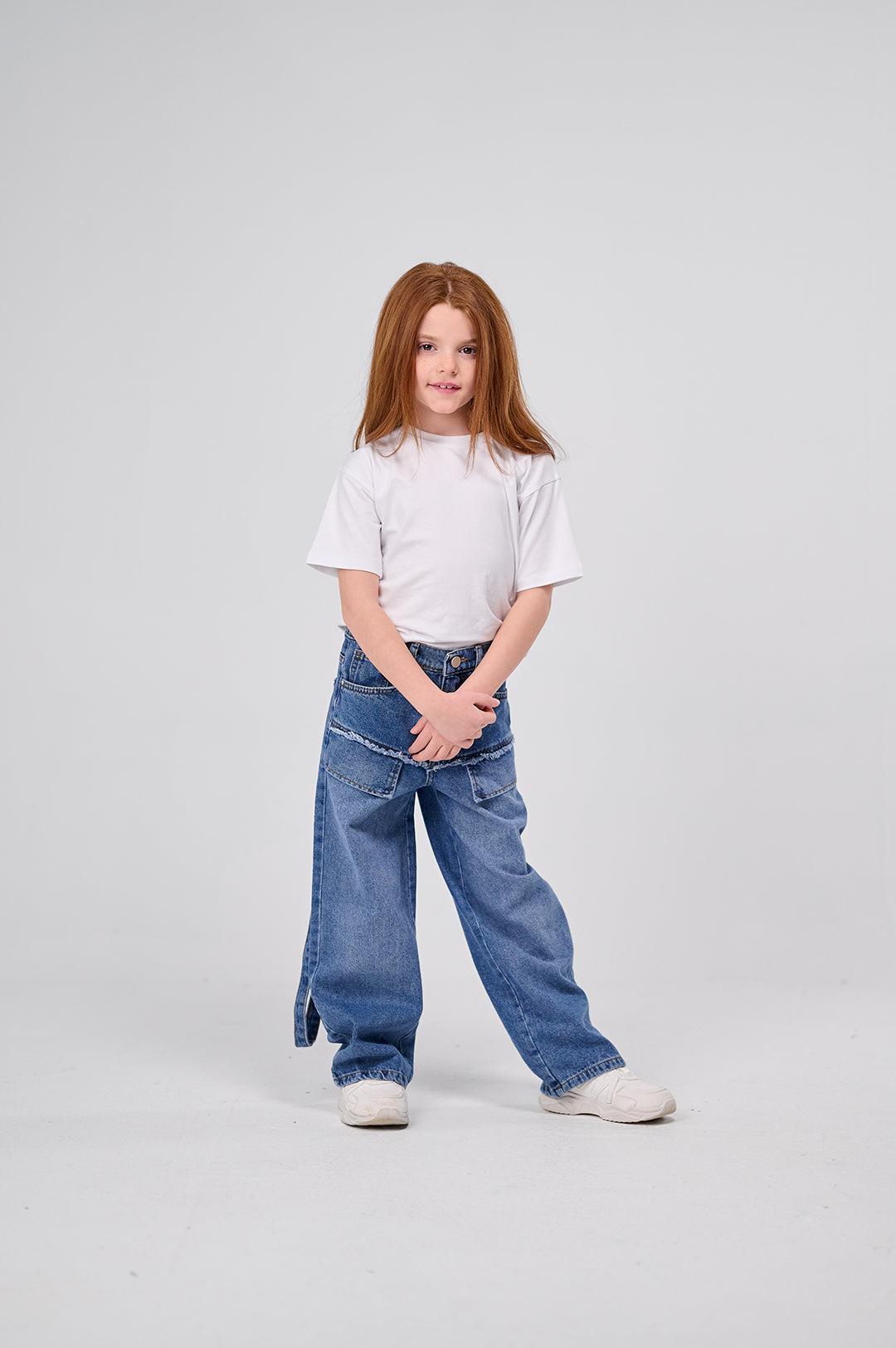 Statement Wide Denim Pants