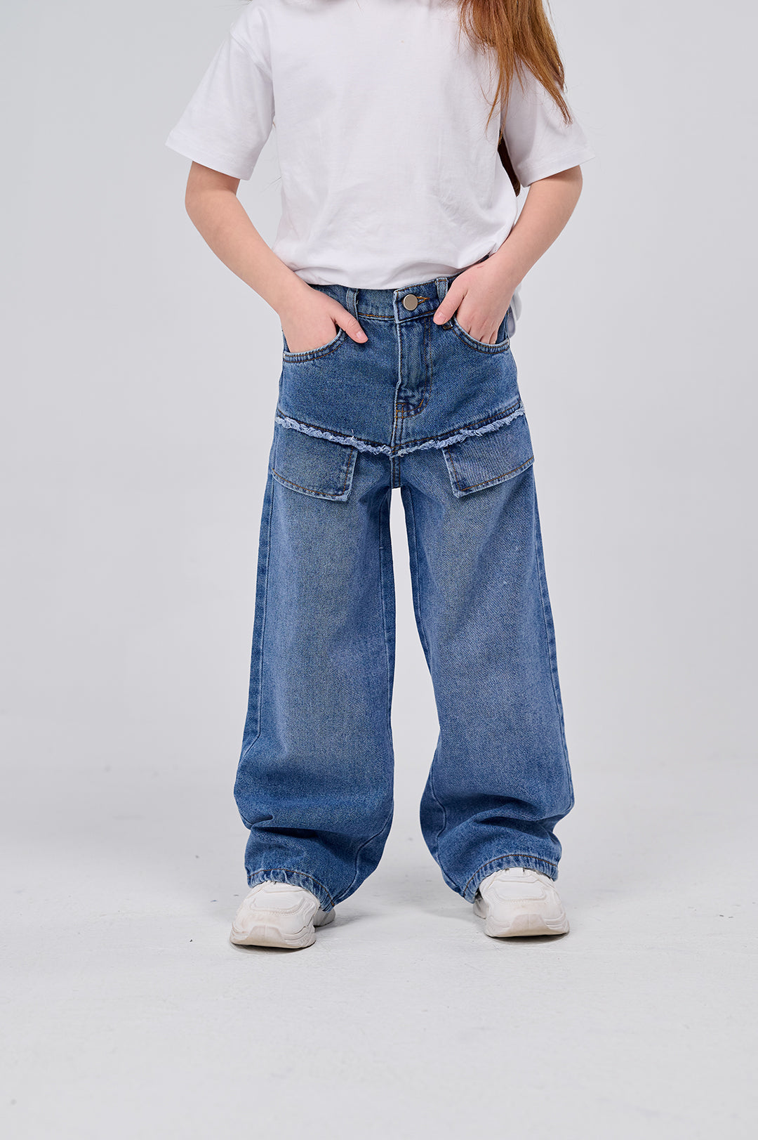 Statement Wide Denim Pants