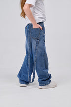 Statement Wide Denim Pants