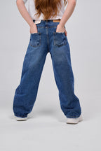 Two Buttons Denim Pants