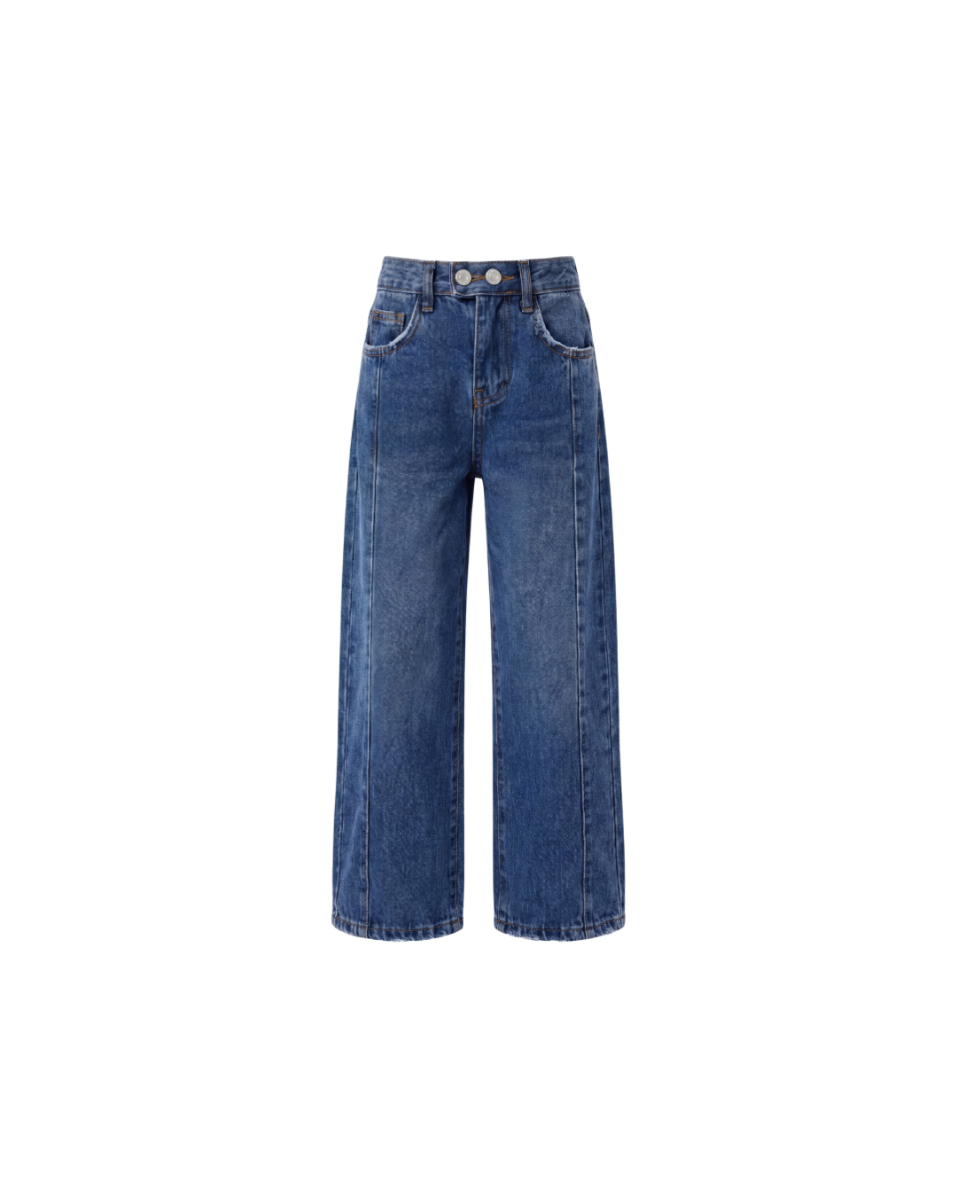 Two Buttons Denim Pants