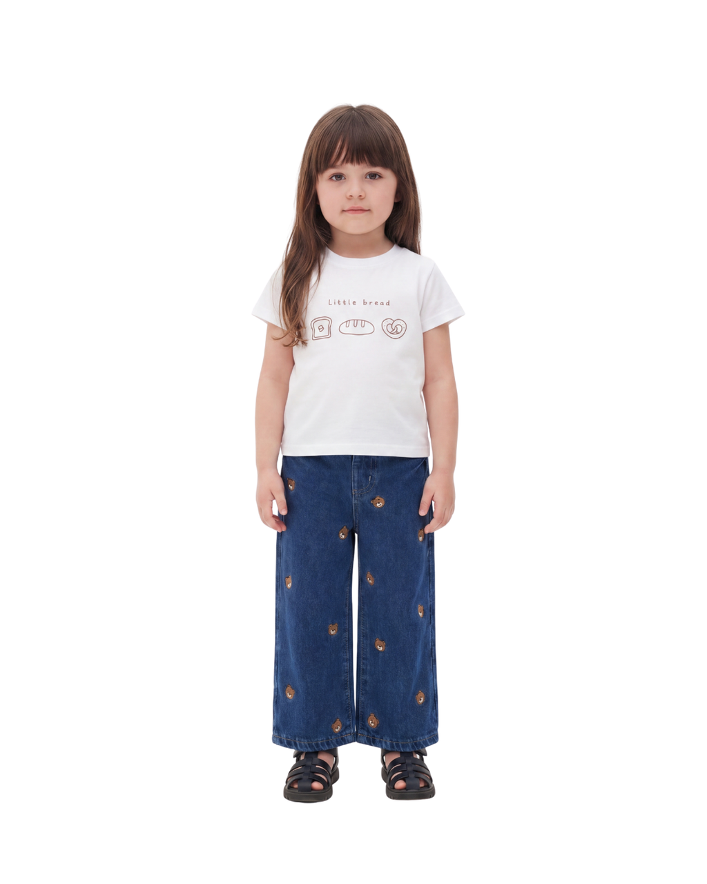Teddy Print Denim