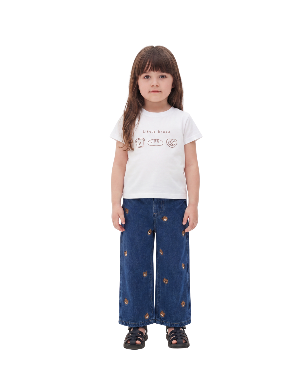 Teddy Print Denim
