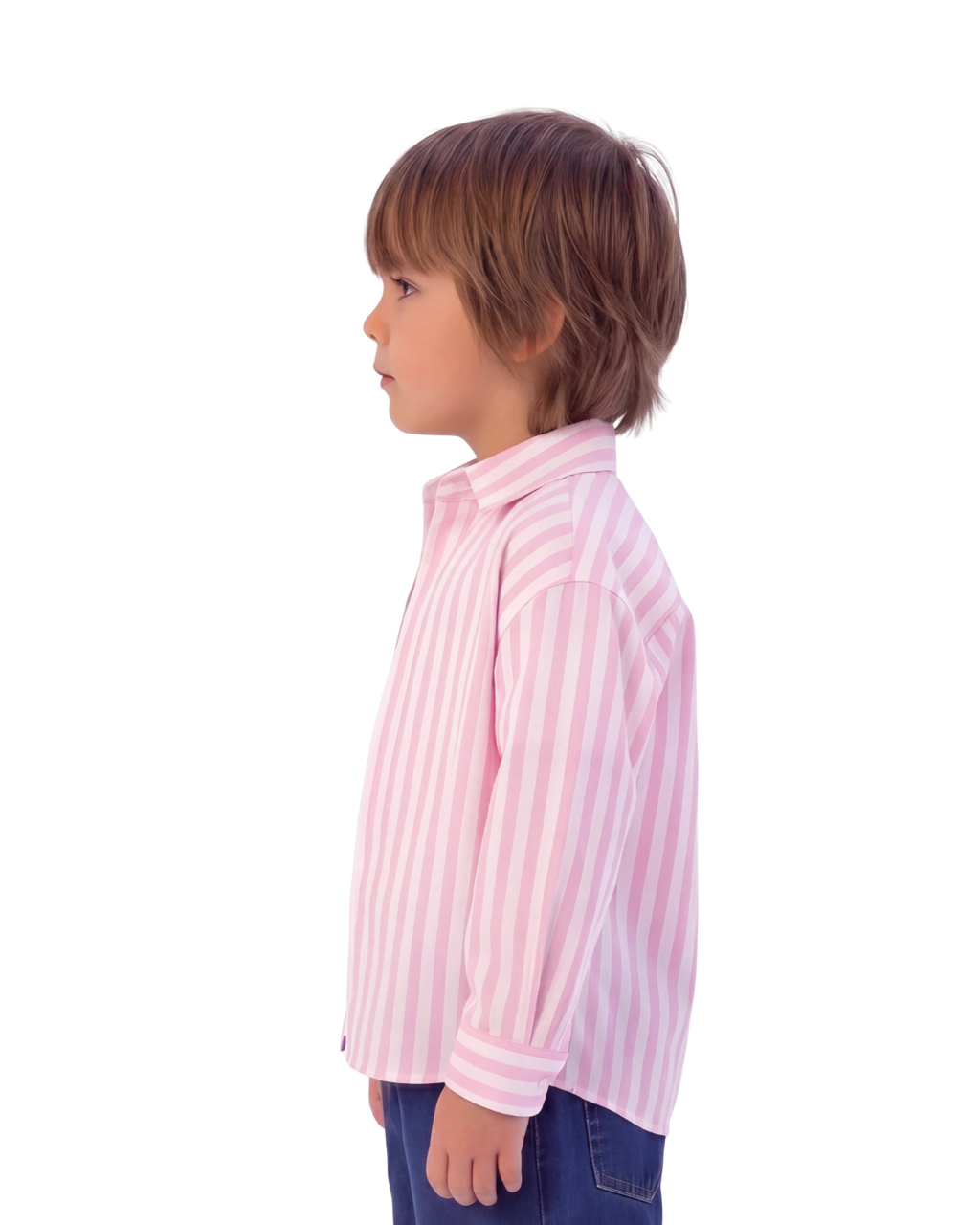 Striped Button-Down Shirt