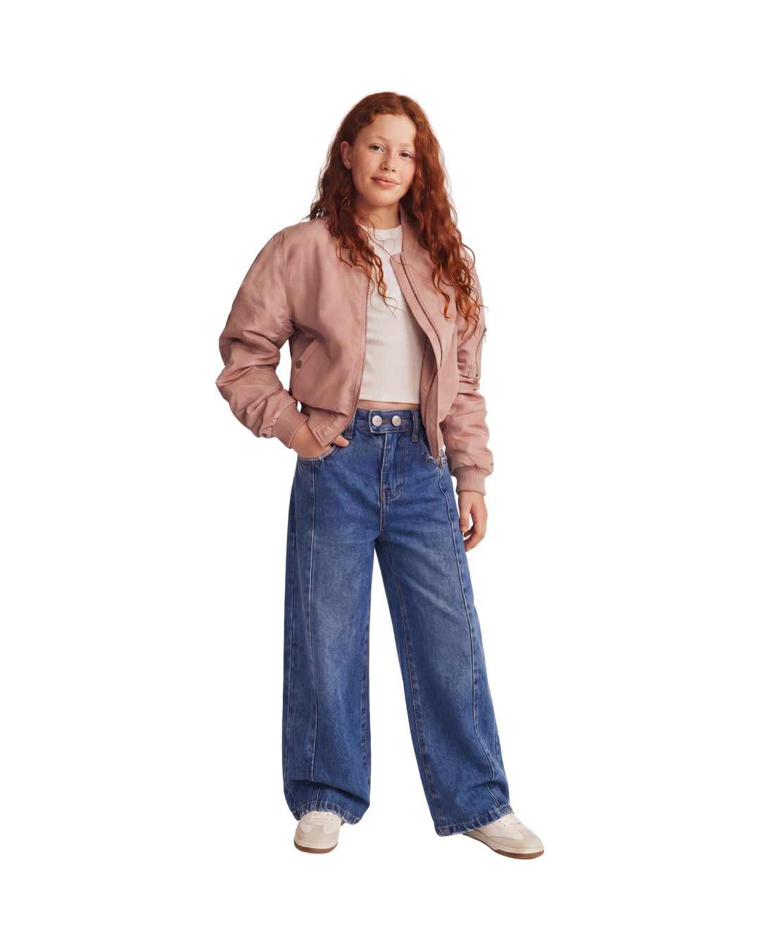 Two Buttons Denim Pants
