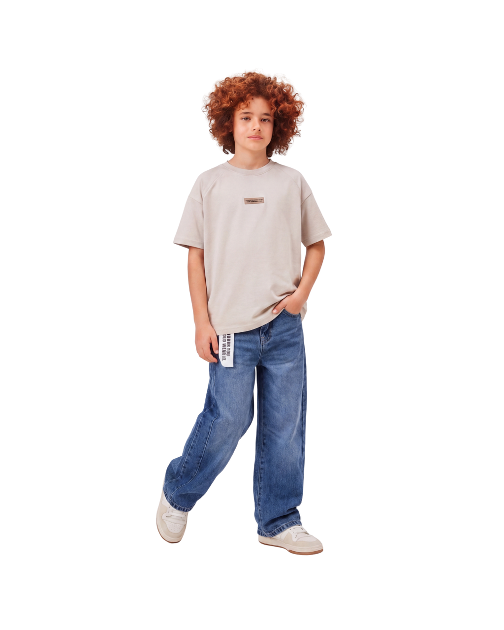 Relaxed Wide Denim Pants