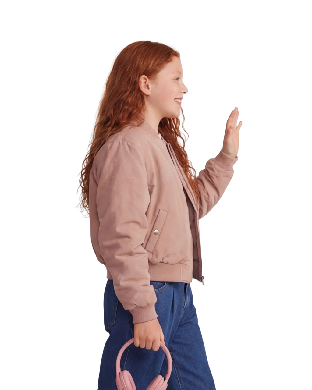 Wide-Leg Denim Pants