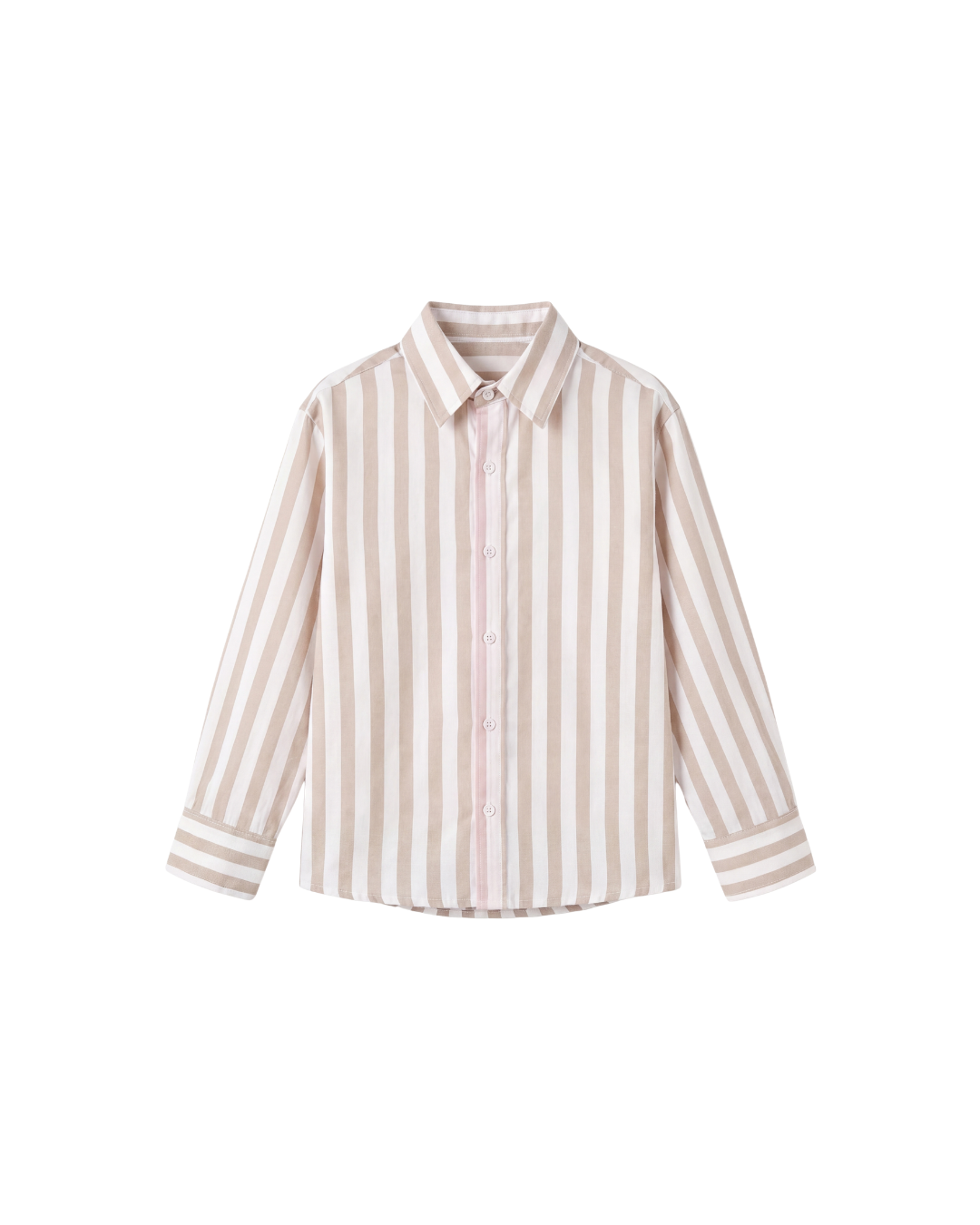 Striped Button-Down Shirt