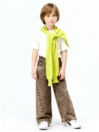 Vintage Wash Wide Denim