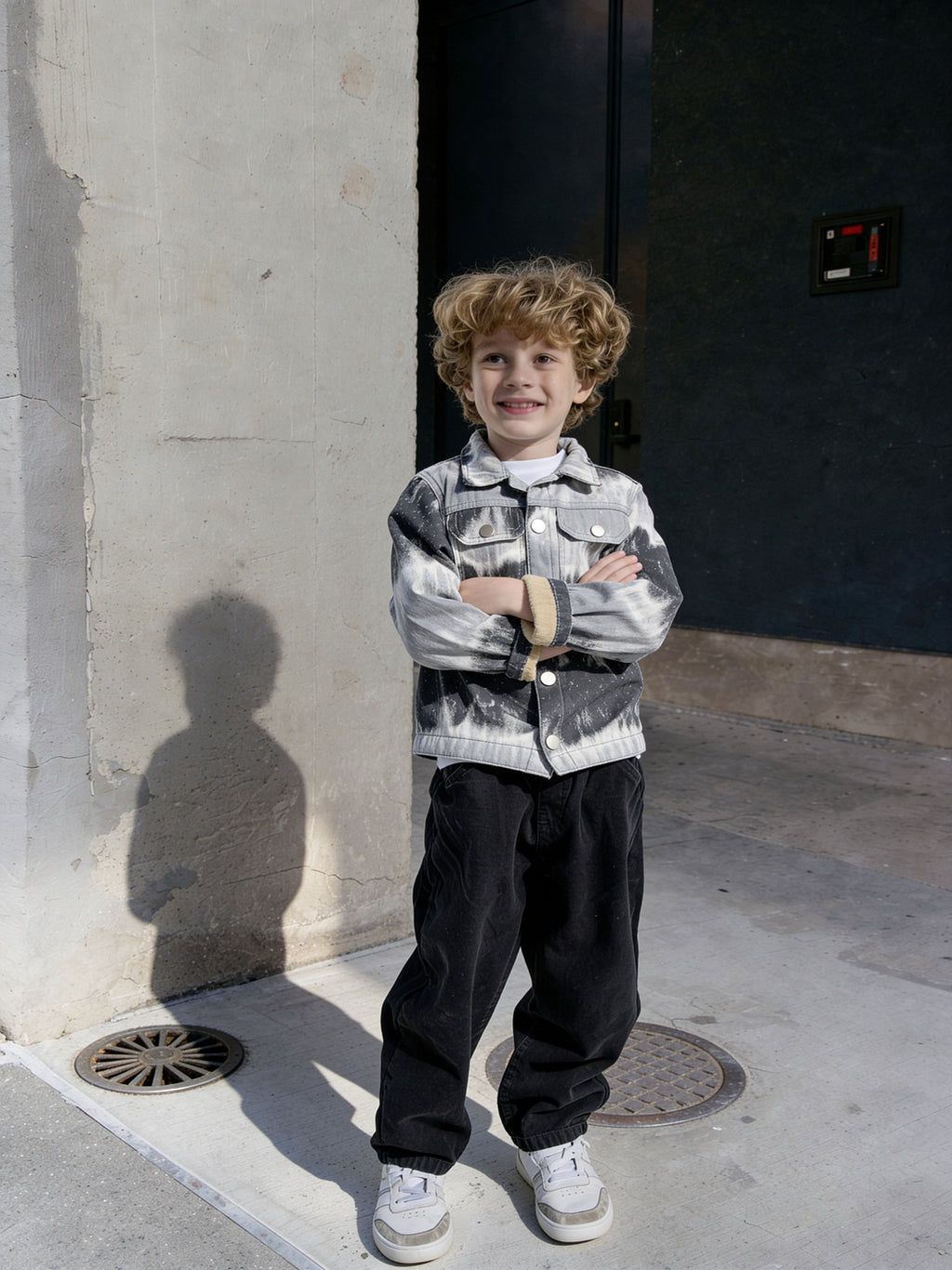 Double Dip Denim Jacket X Grey