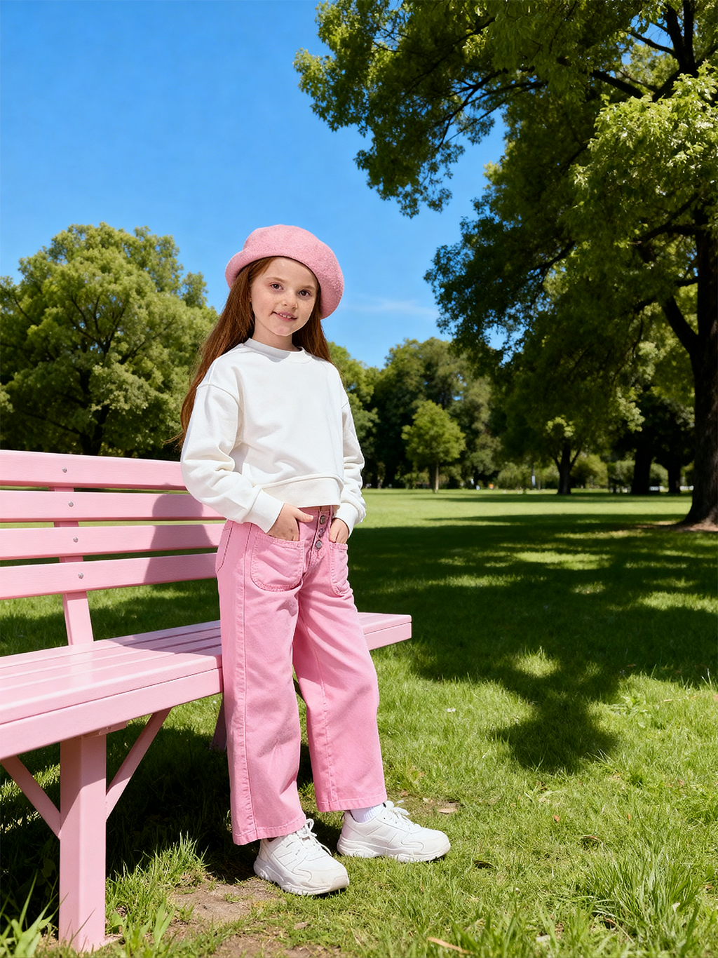 Candy Wide-Leg Denim Pants