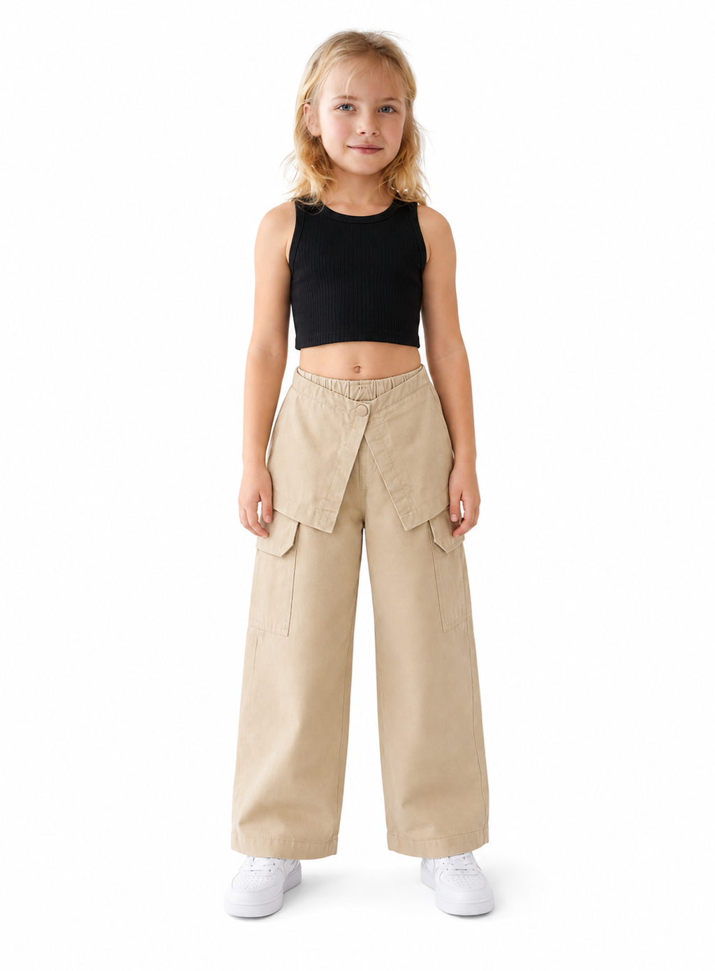Mini Sand Wrap-Waist Pants
