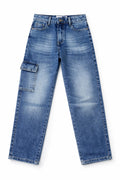 Street Cargo Denim Pants