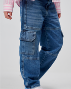 Cargo Denim Pants