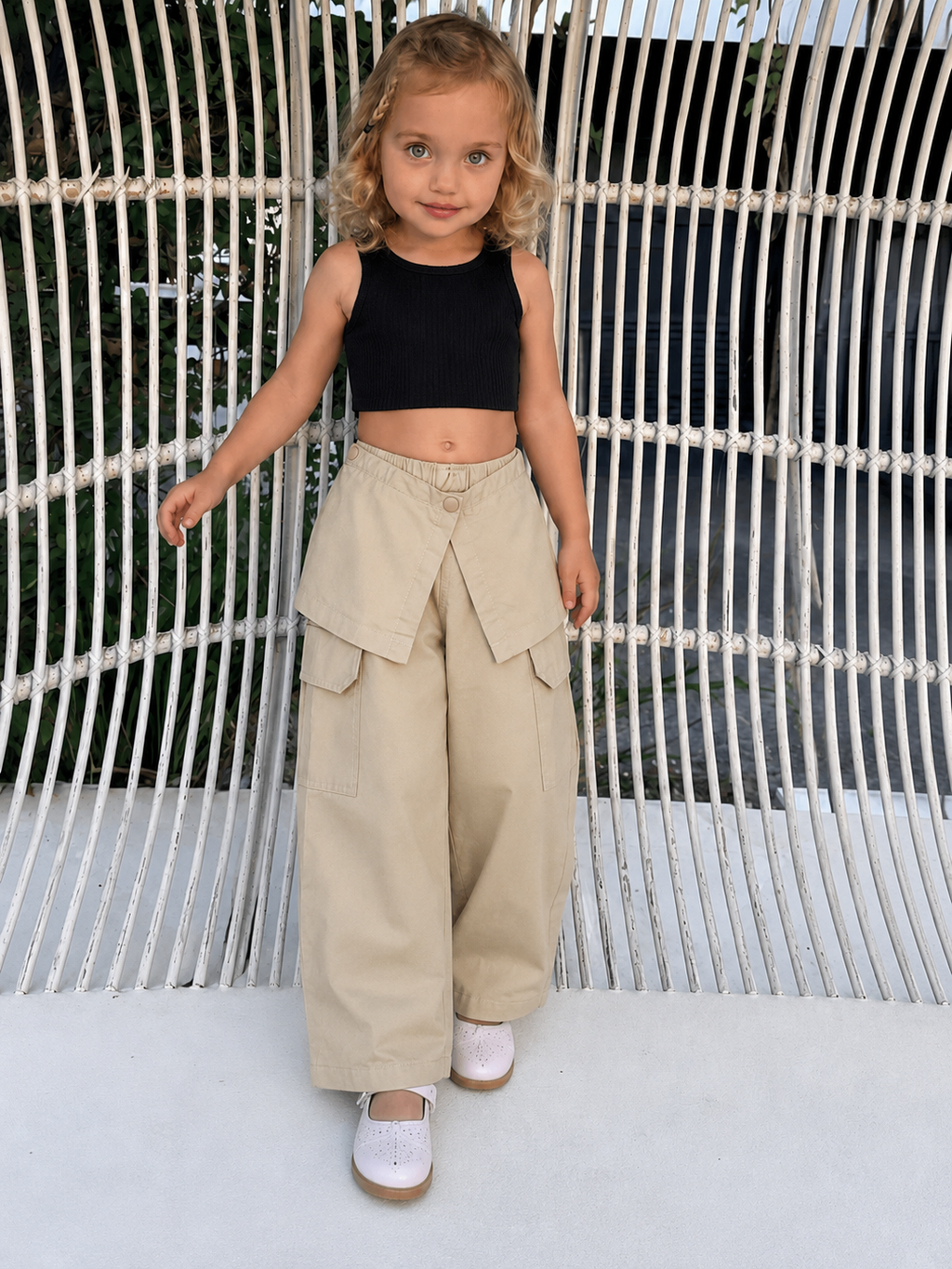 Mini Sand Wrap-Waist Pants