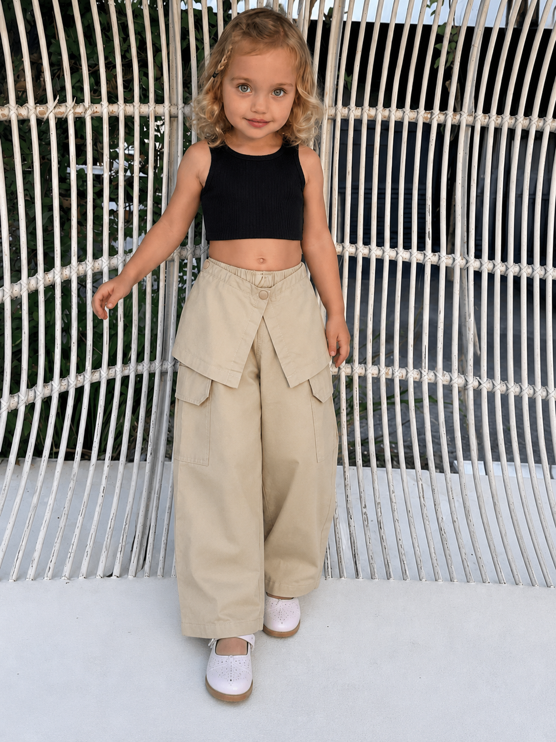 Mini Sand Wrap-Waist Pants