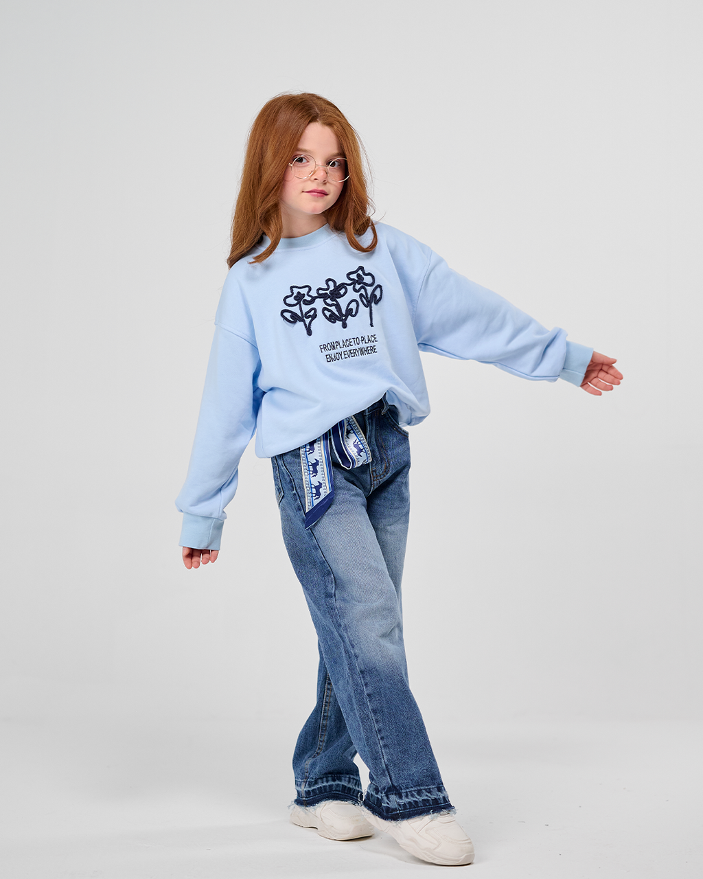 Floral Street Denim Set (2 pieces)