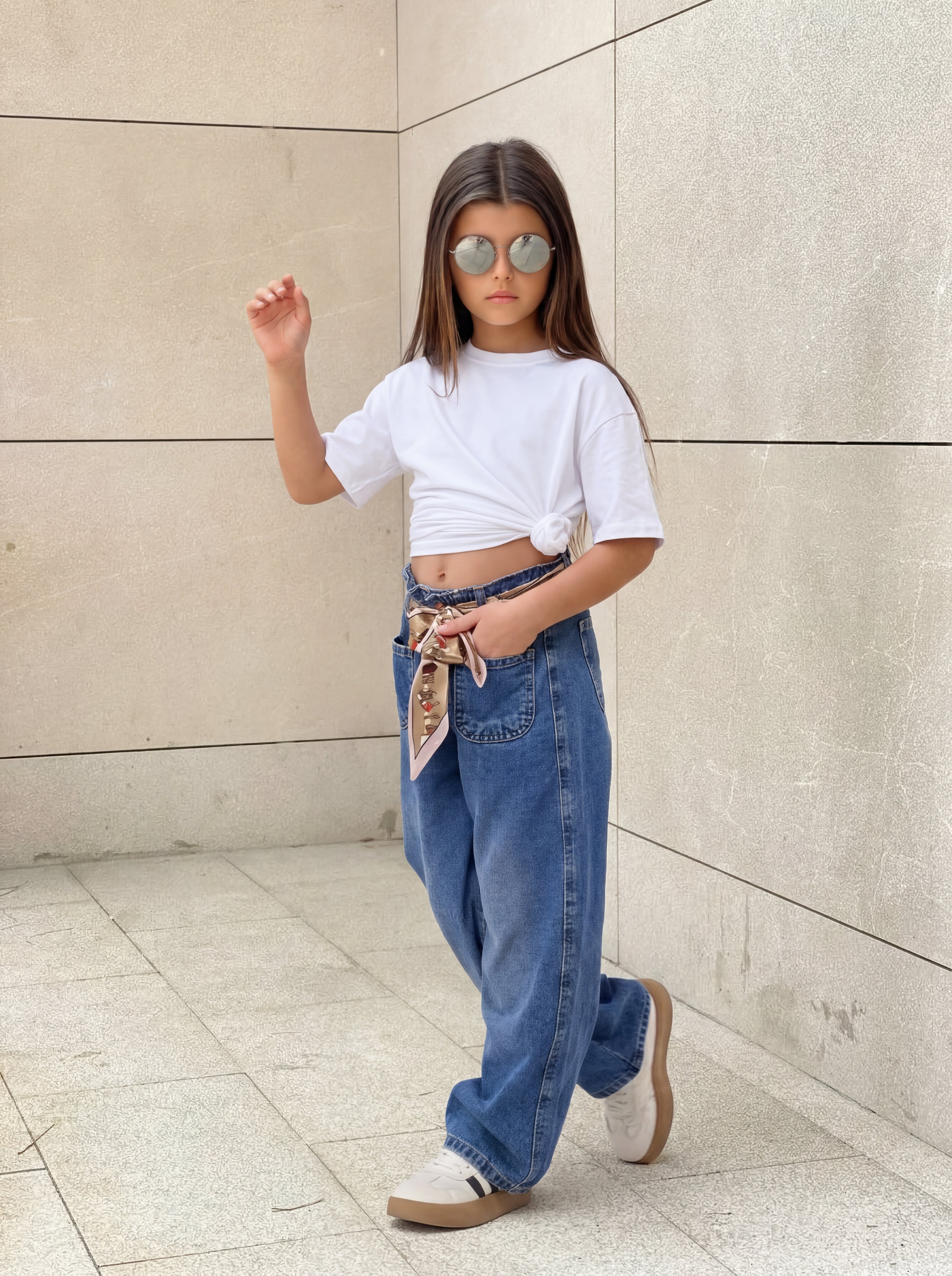 Side Knot Basic Tee