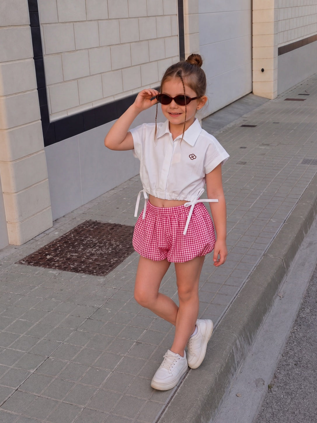 Tie-Waist Short Shirt