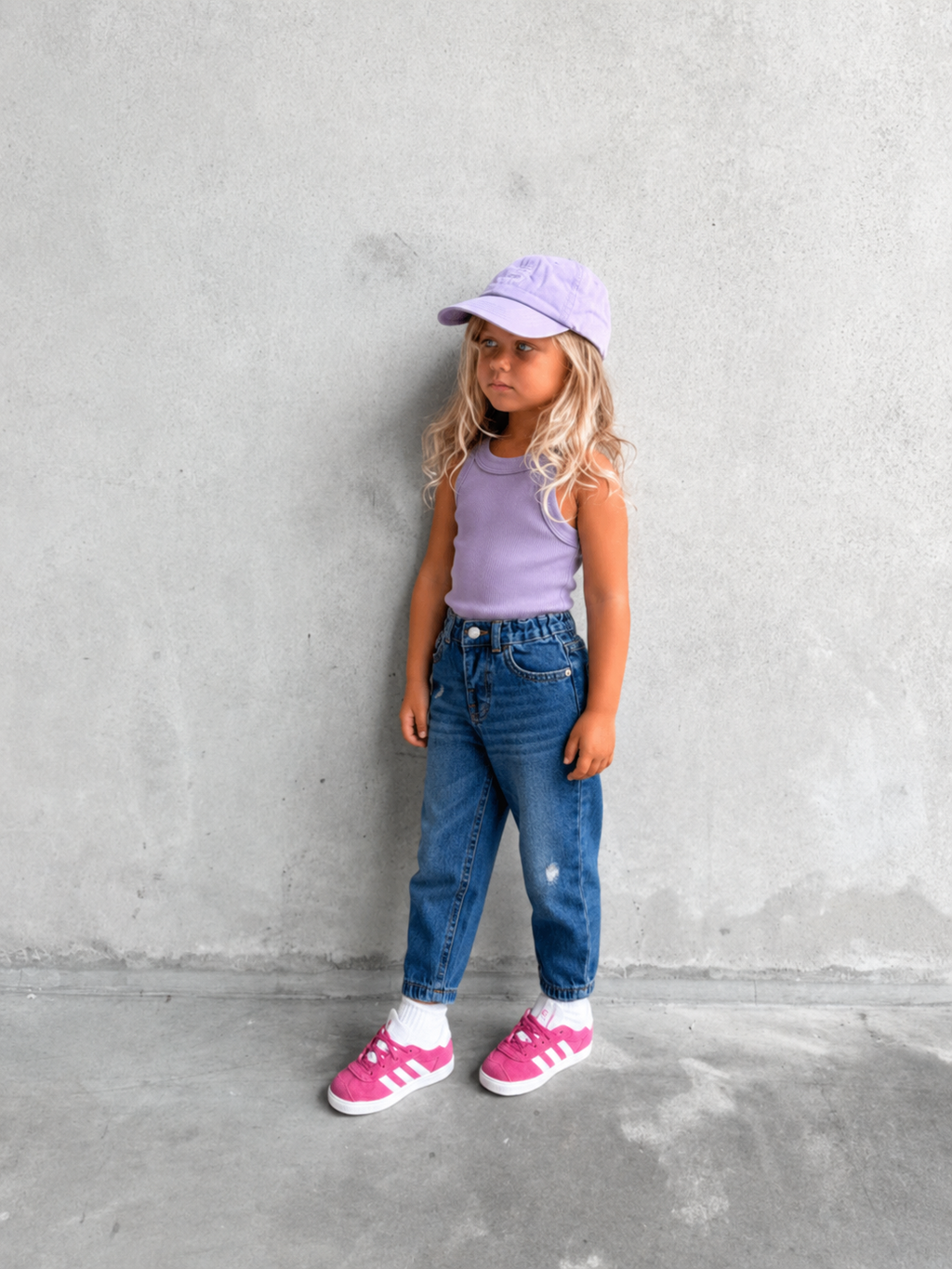 Lilac Denim Set