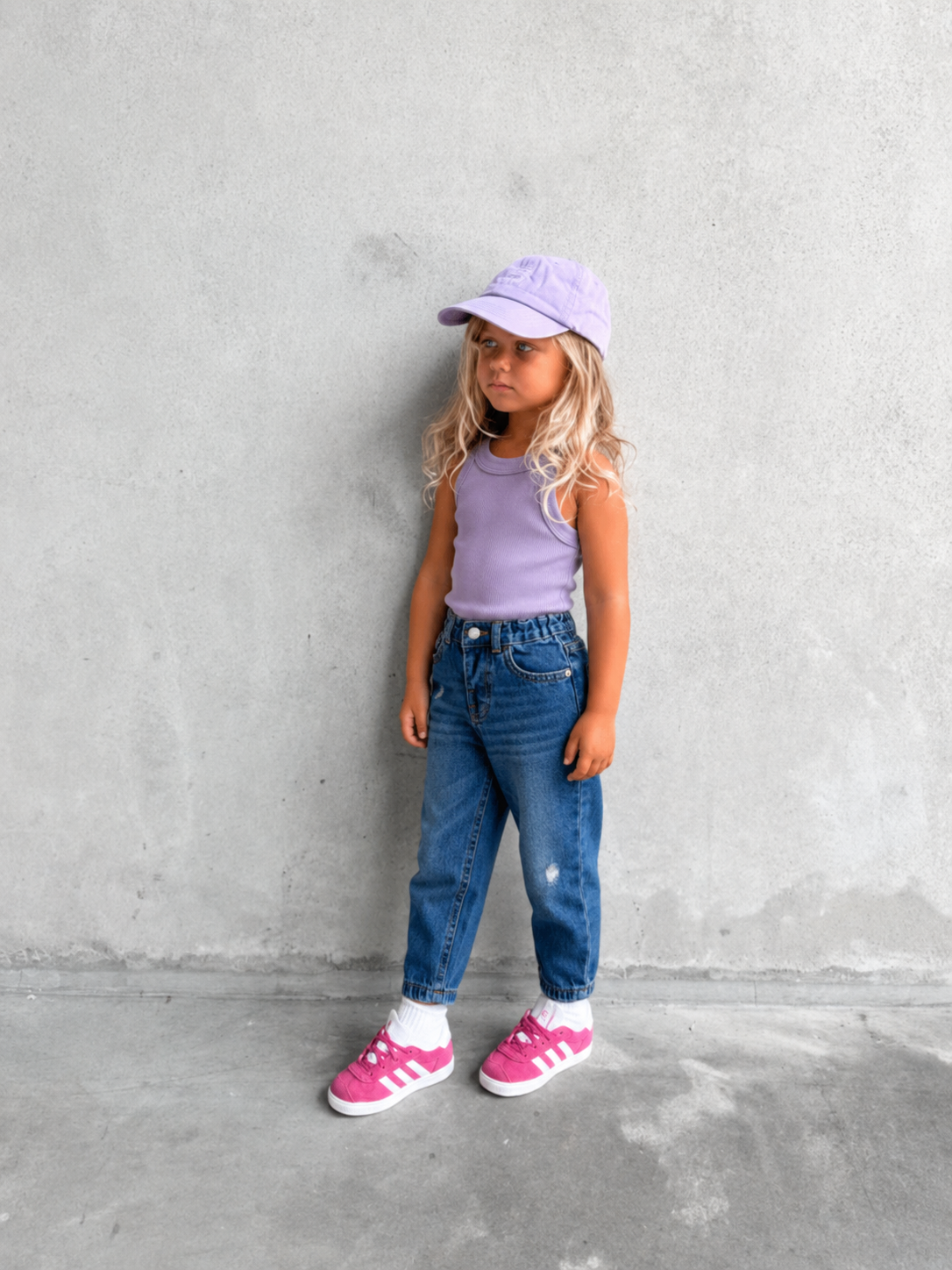Lilac Denim Set