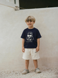 Navy Bear Graphic Tee