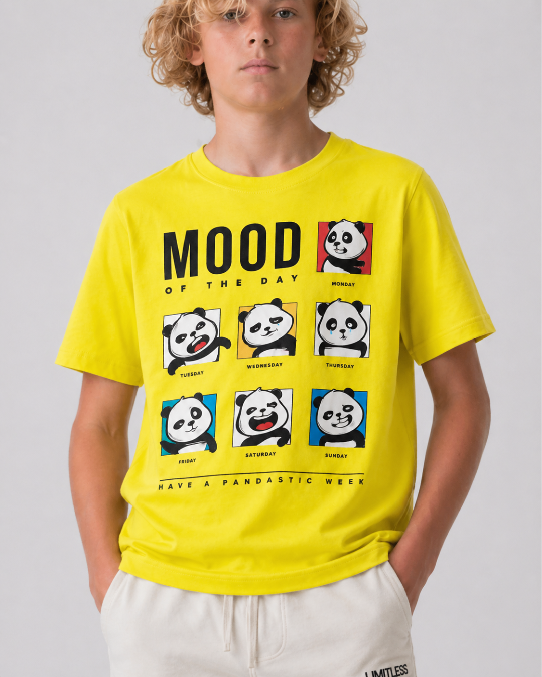 Mini Panda Mood Tee