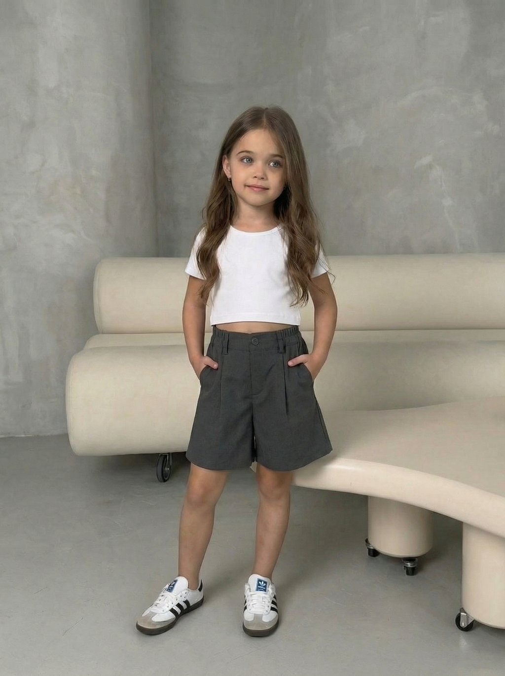 Relaxed Pleated Shorts
